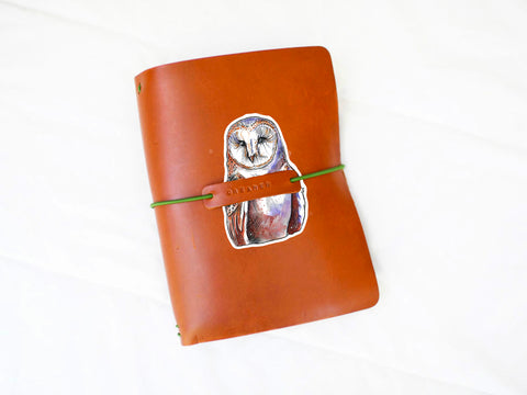 Owl sticker for your water bottle, laptop, car sticker, journal, window, or other smooth surface.  Perfect for personalizing your belongings or as a gift for someone who will love this calming owl decal.