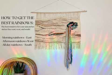 how to get the best rainbows with your suncatcher