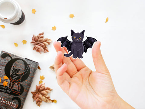 Cat Bat Sticker