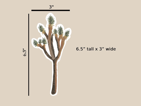 Extra Tall Joshua Tree Vinyl Sticker