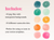 Rainbow Notion Icons - Watercolor Dot Digital Sticker Pack for Life Planner, Notion Template, Instagram Story, Student Planner, Finances