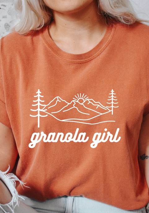 Granola Girl Mountain T-Shirt