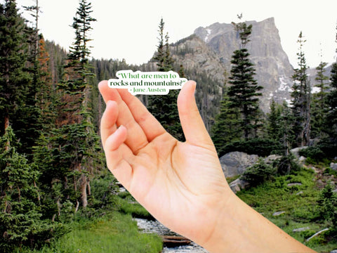 Nature Quote Sticker