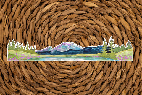 Extra Large Mount Rainier Naturescape Sticker